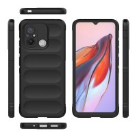 Newface Xiaomi Redmi 12C Kılıf Optimum Silikon - Siyah