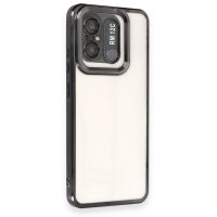 Newface Xiaomi Redmi 12C Kılıf Slot Silikon - Siyah