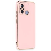 Newface Xiaomi Redmi 12C Kılıf Volet Silikon - Pembe