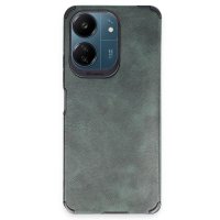 Newface Xiaomi Redmi 13C Kılıf Loop Deri Silikon - Yeşil