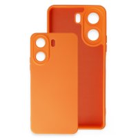 Newface Xiaomi Poco C65 Kılıf Nano içi Kadife Silikon - Sarı