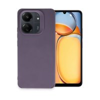 Newface Xiaomi Redmi 13C Kılıf Petro Silikon - Mürdüm
