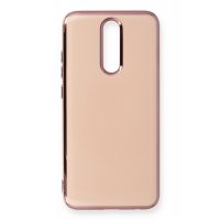 Newface Xiaomi Redmi 8 Kılıf İkon Silikon - Rose Gold