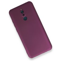 Newface Xiaomi Redmi 8 Kılıf First Silikon - Mürdüm