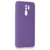 Newface Xiaomi Redmi 9 Kılıf Nano içi Kadife Silikon - Mor