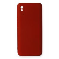Newface Xiaomi Redmi 9A Kılıf First Silikon - Bordo