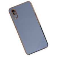 Newface Xiaomi Redmi 9A Kılıf Volet Silikon - Mavi