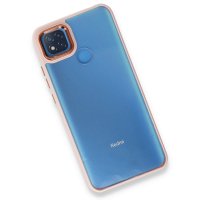 Newface Xiaomi Redmi 9C Kılıf Dora Kapak - Pudra