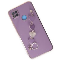 Newface Xiaomi Redmi 9C Kılıf Esila Silikon - Mor