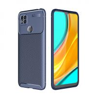 Newface Xiaomi Redmi 9C Kılıf Focus Karbon Silikon - Lacivert