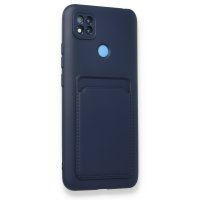 Newface Xiaomi Redmi 9C Kılıf Kelvin Kartvizitli Silikon - Lacivert