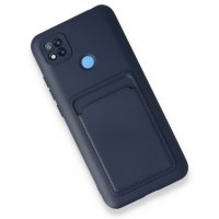 Newface Xiaomi Redmi 9C Kılıf Kelvin Kartvizitli Silikon - Lacivert
