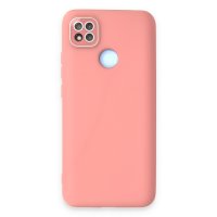 Newface Xiaomi Redmi 9C Kılıf Lansman Glass Kapak - Pembe