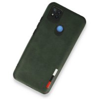 Newface Xiaomi Redmi 9C Kılıf Loop Deri Silikon - Yeşil
