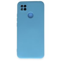 Newface Xiaomi Redmi 9C Kılıf Nano içi Kadife  Silikon - Mavi