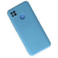 Newface Xiaomi Redmi 9C Kılıf Nano içi Kadife  Silikon - Mavi