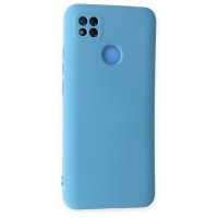 Newface Xiaomi Redmi 9C Kılıf Nano içi Kadife  Silikon - Mavi