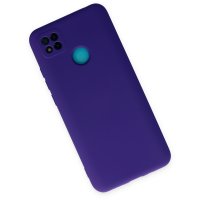 Newface Xiaomi Redmi 9C Kılıf Nano içi Kadife Silikon - Mor