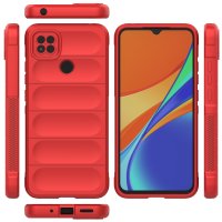 Newface Xiaomi Redmi 9C Kılıf Optimum Silikon - Kırmızı