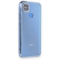 Newface Xiaomi Redmi 9C Kılıf Razer Lensli Silikon - Açık Mavi