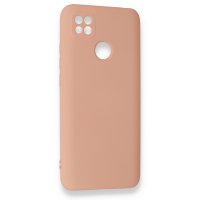 Newface Xiaomi Redmi 9C Kılıf Nano içi Kadife Silikon - Pudra