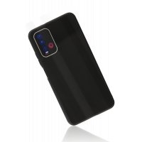 Newface Xiaomi Redmi 9T Kılıf Glass Kapak - Siyah