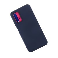 Newface Xiaomi Redmi 9T Kılıf Nano içi Kadife Silikon - Lacivert
