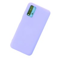 Newface Xiaomi Redmi 9T Kılıf Nano içi Kadife  Silikon - Lila