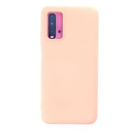 Newface Xiaomi Redmi 9T Kılıf Nano içi Kadife Silikon - Pudra