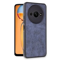 Newface Xiaomi Redmi A3 4G Kılıf Aras Deri Kapak - Lacivert