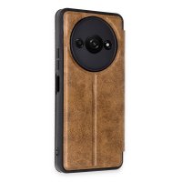 Newface Xiaomi Redmi A3 4G Kılıf Flip Cover - Taba