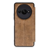 Newface Xiaomi Redmi A3 4G Kılıf Flip Cover - Taba