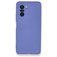 Newface Xiaomi Redmi K40 Kılıf Nano içi Kadife  Silikon - Lila