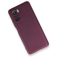 Newface Xiaomi Redmi K40 Kılıf First Silikon - Mürdüm