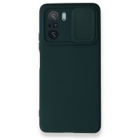 Newface Xiaomi Redmi K40 Pro Kılıf Color Lens Silikon - Yeşil