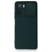 Newface Xiaomi Redmi K40 Pro Kılıf Color Lens Silikon - Yeşil