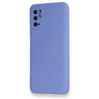 Newface Xiaomi Redmi Note 10 5G Kılıf Nano içi Kadife Silikon - Lila