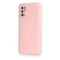 Newface Xiaomi Redmi Note 10 5G Kılıf Nano içi Kadife  Silikon - Pudra