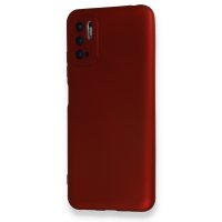 Newface Xiaomi Redmi Note 10 5G Kılıf First Silikon - Bordo