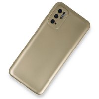 Newface Xiaomi Redmi Note 10 5G Kılıf First Silikon - Gold