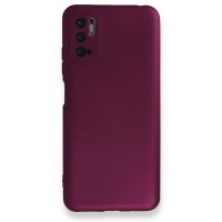 Newface Xiaomi Redmi Note 10 5G Kılıf First Silikon - Mürdüm