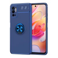 Newface Xiaomi Redmi Note 10 5G Kılıf Range Yüzüklü Silikon - Mavi