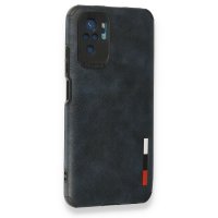 Newface Xiaomi Poco M5s Kılıf Loop Deri Silikon - Lacivert