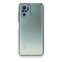 Newface Xiaomi Redmi Note 10 Kılıf Montreal Silikon Kapak - Gri