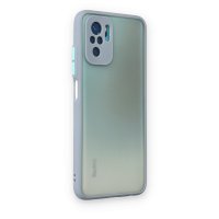 Newface Xiaomi Redmi Note 10 Kılıf Montreal Silikon Kapak - Gri