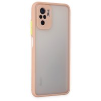 Newface Xiaomi Redmi Note 10 Kılıf Montreal Silikon Kapak - Pembe