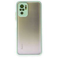 Newface Xiaomi Redmi Note 10 Kılıf Montreal Silikon Kapak - Turkuaz