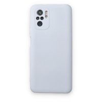 Newface Xiaomi Poco M5s Kılıf Nano içi Kadife Silikon - Buz Mavisi