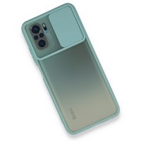 Newface Xiaomi Poco M5s Kılıf Palm Buzlu Kamera Sürgülü Silikon - Turkuaz