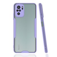 Newface Xiaomi Redmi Note 10 Kılıf Platin Silikon - Lila